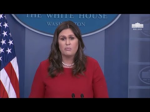3/28/18:  White House Press Briefing