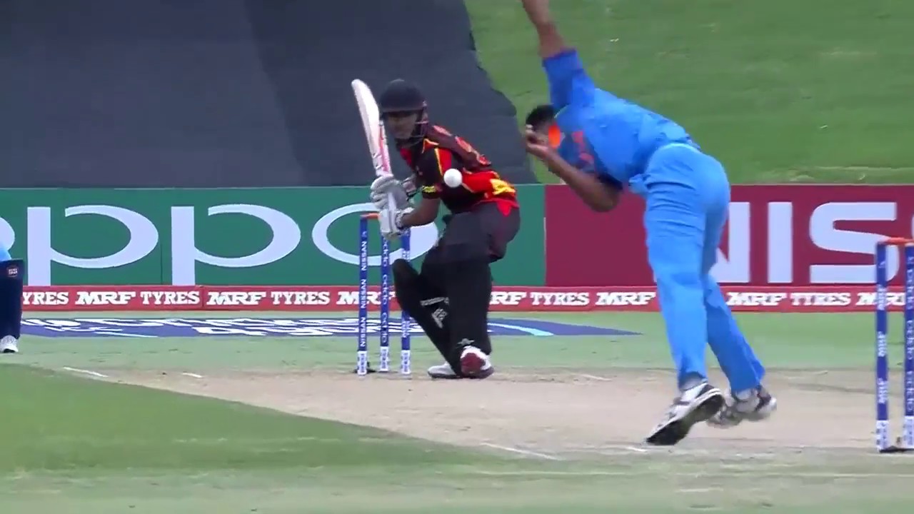 U19CWC Nissan Play of the Day – Mavi’s inswinging yorker!