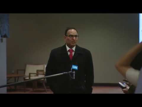 Mansour Al-Otaibi (Kuwait) in the Middle East (Yemen) – Media Stakeout (26 February 2018)