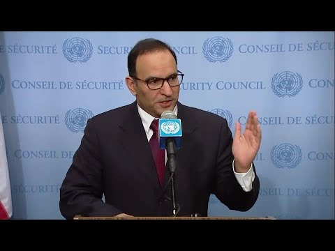 Mansour Al-Otaibi (Kuwait, Security Council President) on Syria – Media Stakeout (24 February 2018)