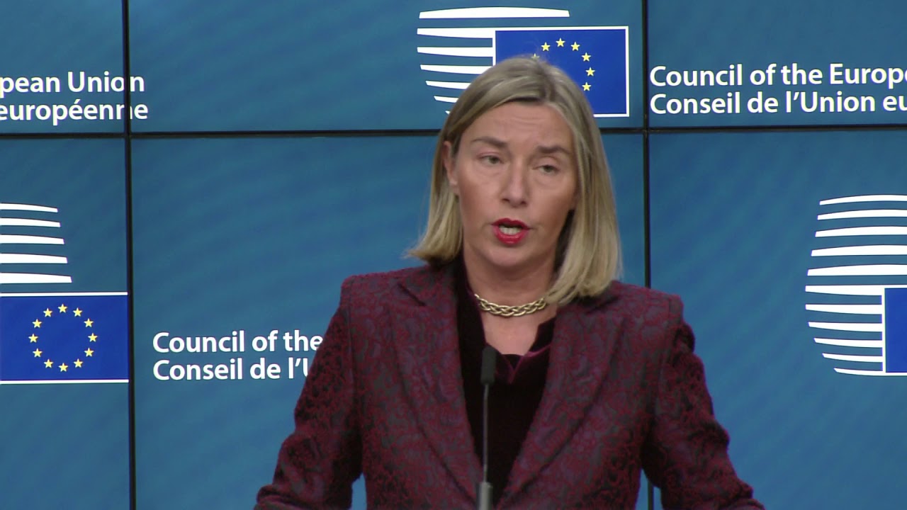 26/2/18 Foreign Affairs Press Conference with HRVP Federica Mogherini