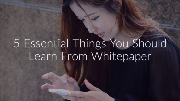 5 Essential Things You Should Learn From Whitepaper | Understanding Th…