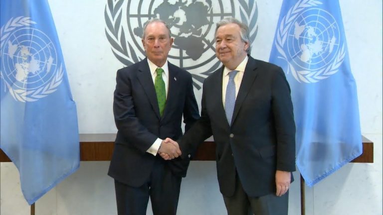 Michael Bloomberg appointed as UN Special Envoy for Climate Action