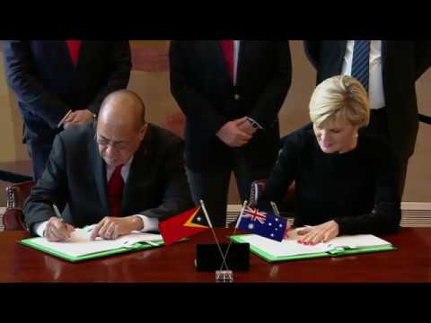 Signing Ceremony for the Maritime Boundary Treaty between Australia and Timor-Leste