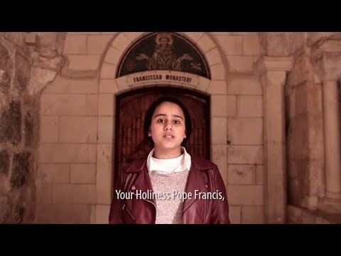 UNRWA Student Message to Pope Francis