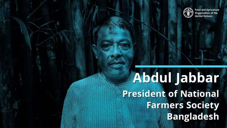 Abdul Jabbar, President of National Farmers Society, Bangladesh