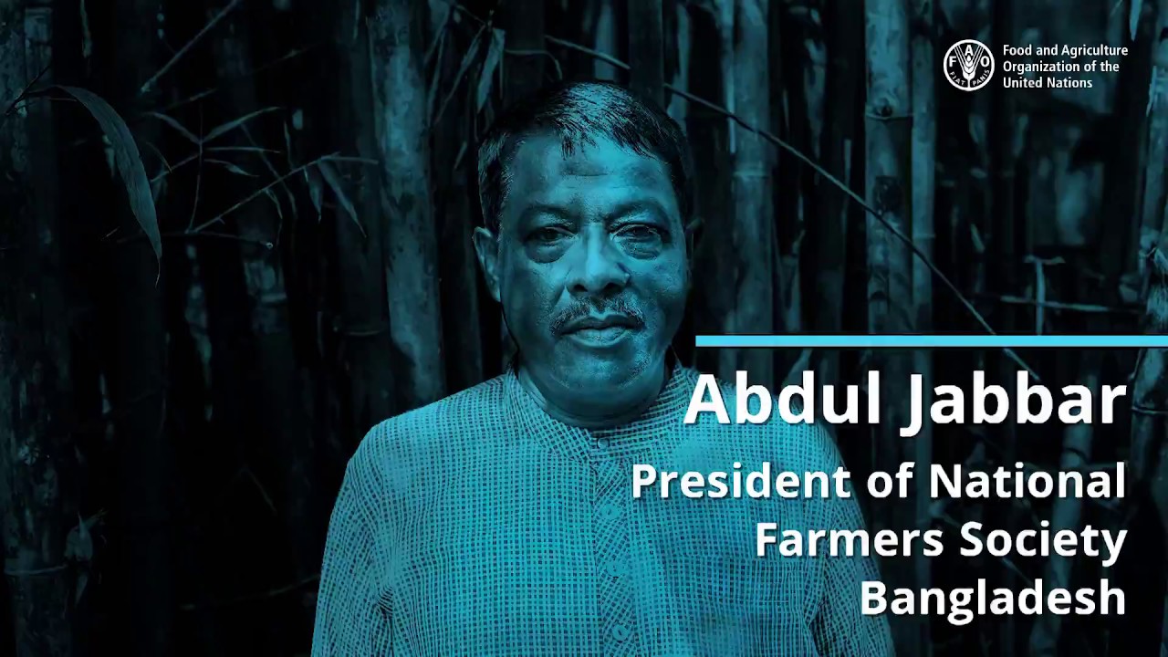 Abdul Jabbar, President of National Farmers Society, Bangladesh