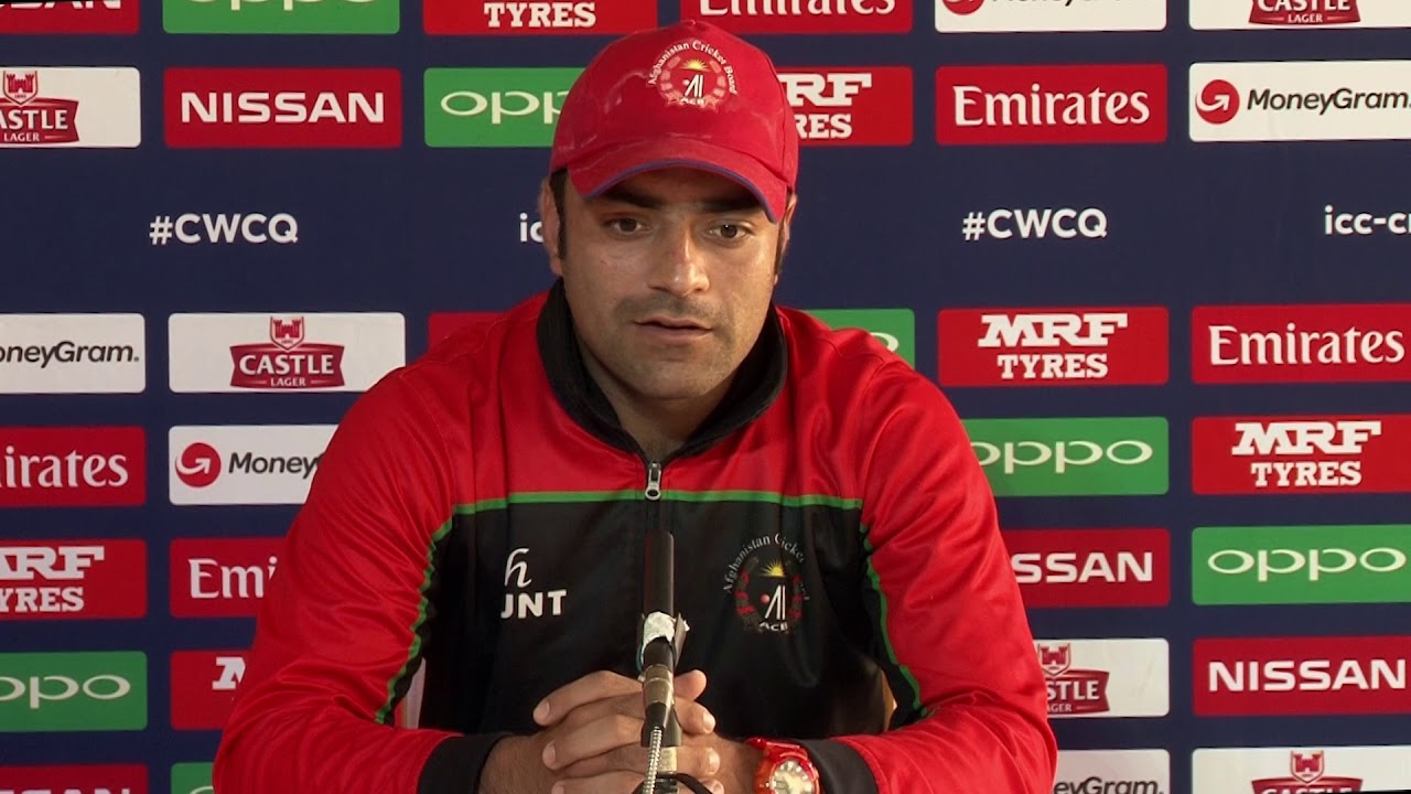 CWCQ : Afghanistan – Rashid Khan – post match press conference  20th Mar…