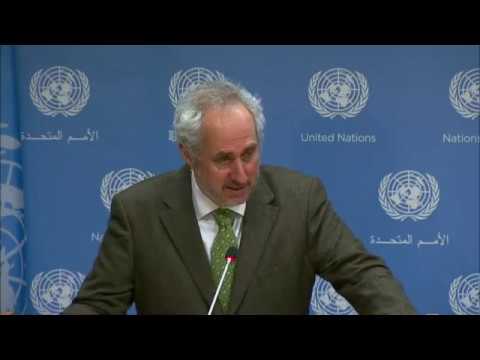 Water Day & other topics – Daily Press Briefing (21 March 2018)