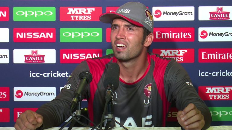 CWCQ: UAE Rohan Mustafa- Post match press conference 22th March 2018