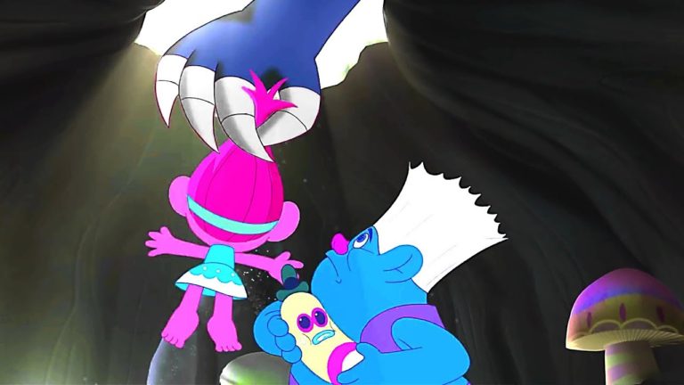 A Big Hand Catches Poppy… – TROLLS THE BEAT GOES ON