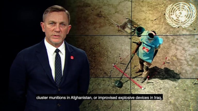 Daniel Craig on the Int’l Day for Mine Awareness and Assistance in Mine Action (4 April 2018)