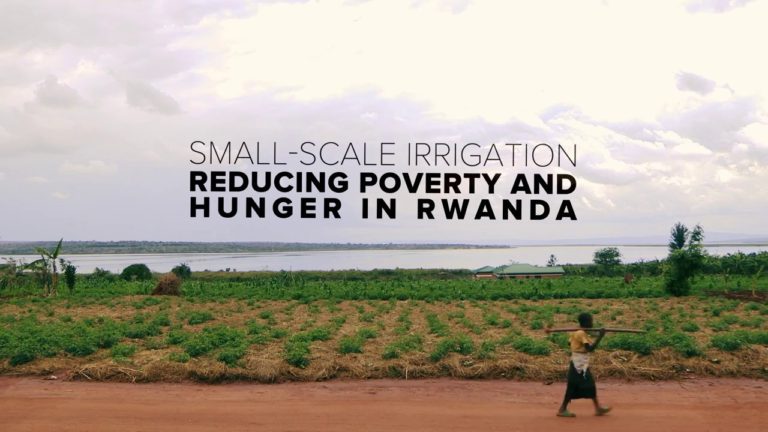 Small – Scale Irrigation – Reducing poverty and Hunger in Rwanda