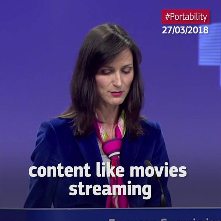 What will change on 1 April 2018 with the new EU Portability…