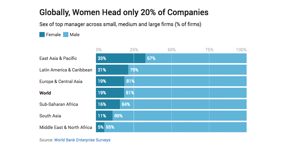 How many companies are run by women, and why does it matter?