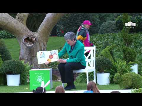 White House Easter Egg Roll: Reading Nook with Secretary of the Air Force Heather Wilson