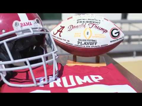 President Trump Hosts 2017 NCAA Football National Champions the Alabama Crimson Tide