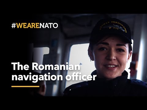 The Romanian navigation officer – #WeAreNATO