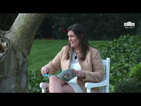 White House Easter Egg Roll: Reading Nook with Press Secretary Sarah Sanders