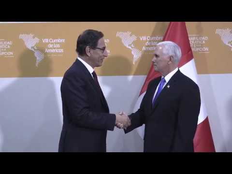 Vice President Mike Pence at the Summit of the Americas