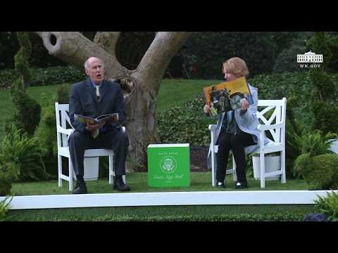 White House Easter Egg Roll: Reading Nook with DNI Dan Coats and Marsha Coats