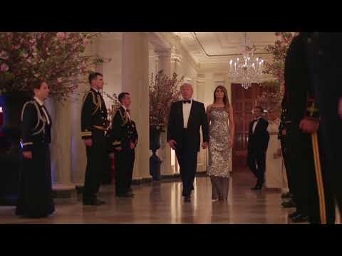 The President and First Lady Host a State Dinner for President Macron & Mrs. Macron