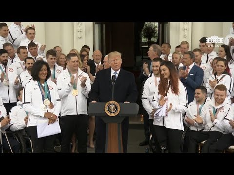President Trumps Hosts a Celebration for Team USA