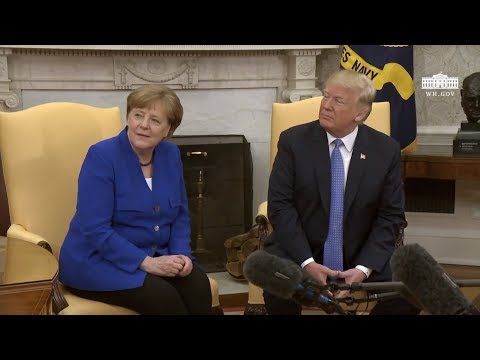 President Trump Meets with Chancellor Merkel of Germany