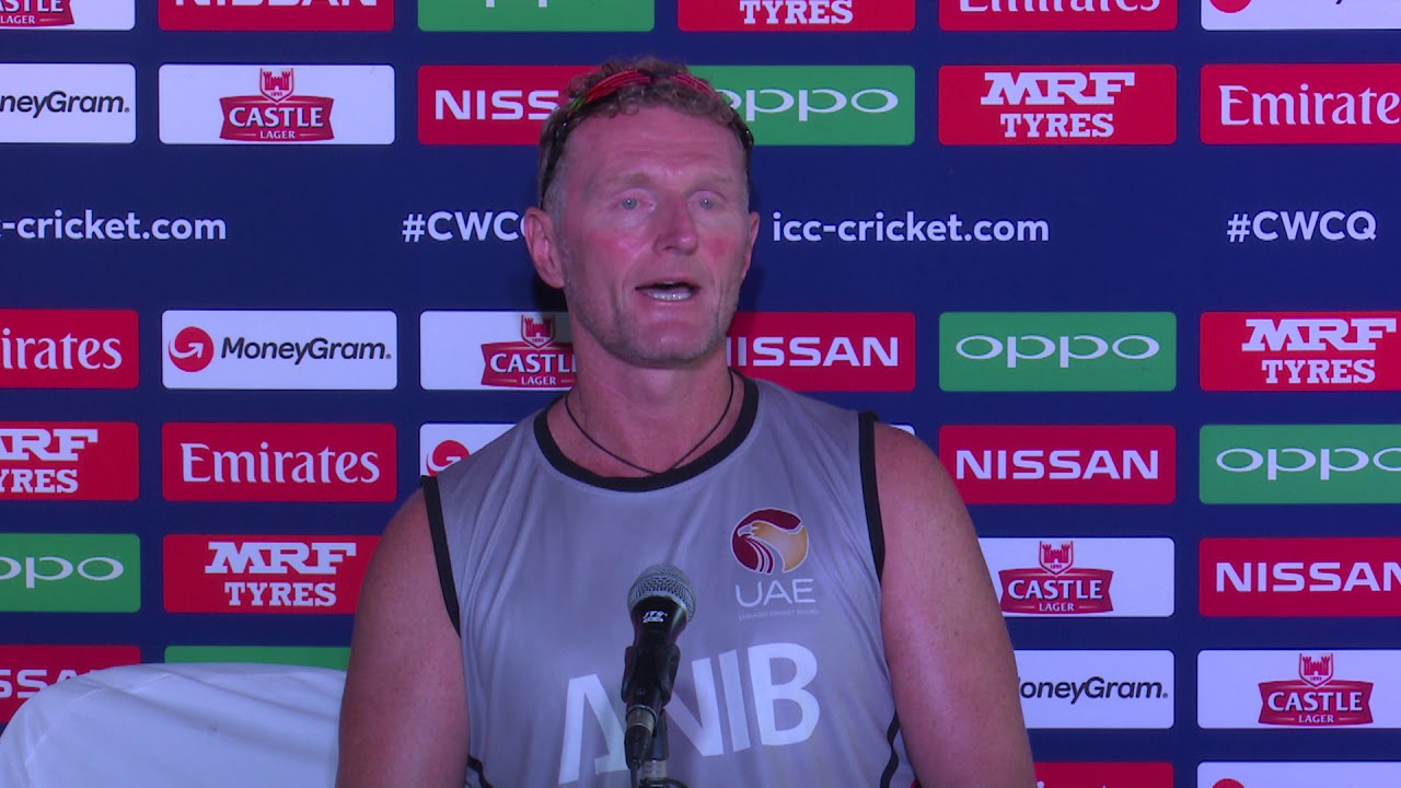CWCQ : UAE Coach Dougie Brown Post match press conference 6th March 2018
