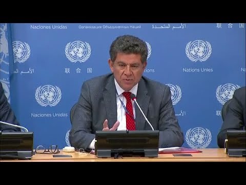 Gustavo Meza-Cuadra (Peru) on the work of the Security Council – Press Conference (2 April 2018)