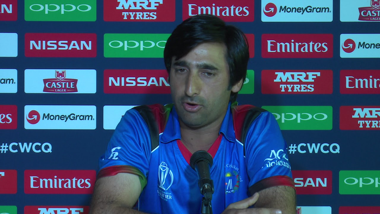 CWCQ : Afghanistan Asghar Stanikzai   Pre match press conference 24th Ma…
