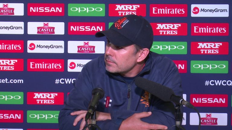 CWCQ Netherland Caption Peter Borren   Post match press conference 12th …