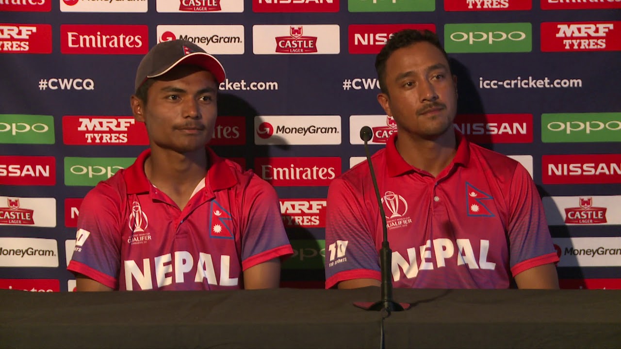CWCQ: Nepal – Paras Khadka and Rohit Kumar – Post match Press Conference…