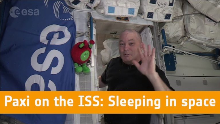 Paxi on the ISS: Sleeping in space