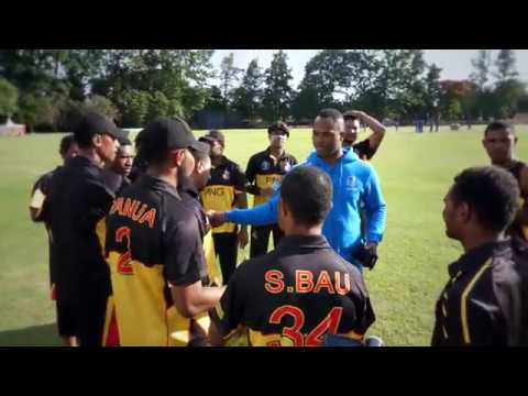 CWCQ: Marlon Samuels chats with PNG team