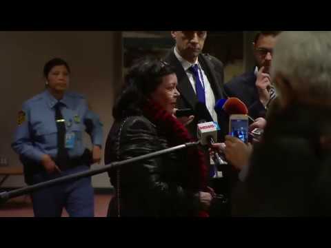 United Kingdom addresses the vote on the draft resolutions on Syria – Media Stakeout (10 April 2018)