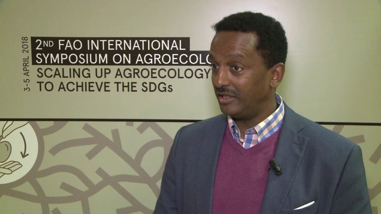 Million Belay illustrates how agroecology is helping countries in Afric…
