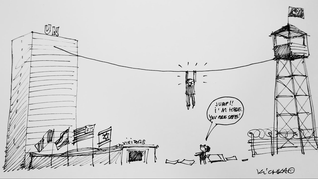 Award-winning cartoonist and son of Holocaust survivor shares his story at the UN