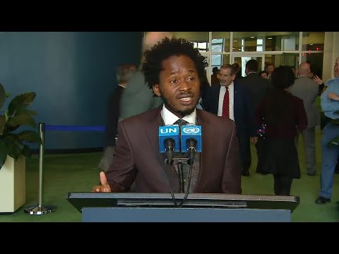Ishmael Beah (UNICEF Advocate) – Press Briefing (24 April 2018)