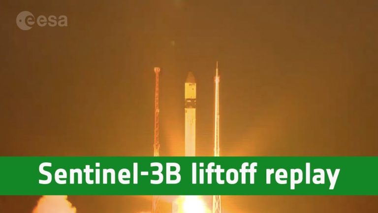 Sentinel-3B liftoff replay
