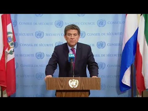 Gustavo Meza-Cuadra (Peru) on the Recent Attacks Against MINUSMA – Media Stakeout (18 Apr 18)