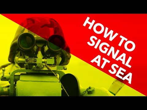 How to signal at sea