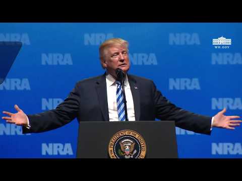 President Trump Gives Remarks at the National Riffle Association Leadership Forum