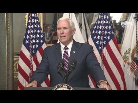 Vice President Pence Participates in the Swearing-in Ceremony of the U.S. Ambassador to Germany