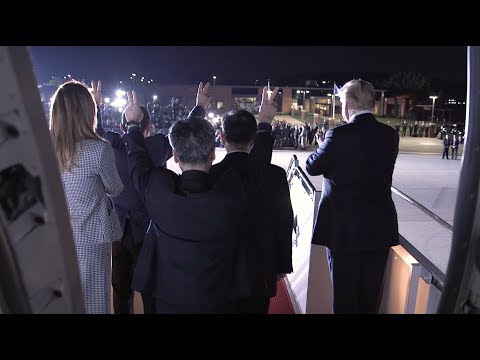 President Donald J. Trump and First Lady Melania Trump Welcome the Three American Returnees