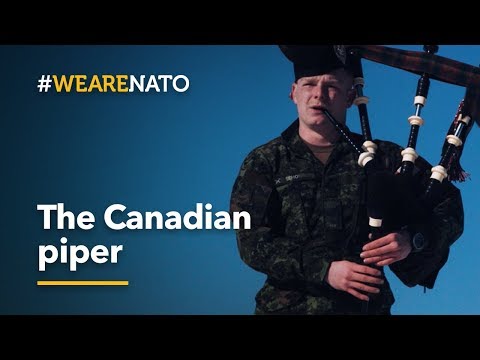 The Canadian Piper – #WeAreNATO