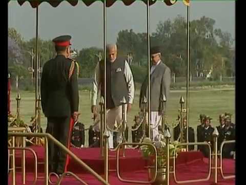 PM Modi attends Ceremonial Reception at Tundikhel Ground in Kathmandu, Nepal