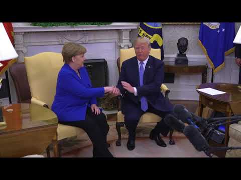 President Trump Welcomes Chancellor Merkel of Germany to the White House