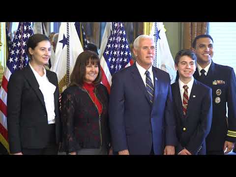 Mrs. Karen Pence Recognizes the Military Wives and Spouses of the Year