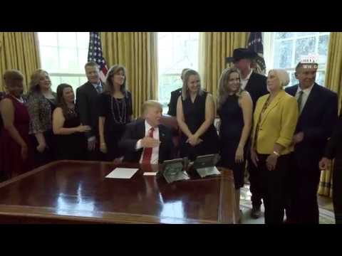 President Trump Welcomes the Crew and Passengers of Southwest Airlines Flight 1380